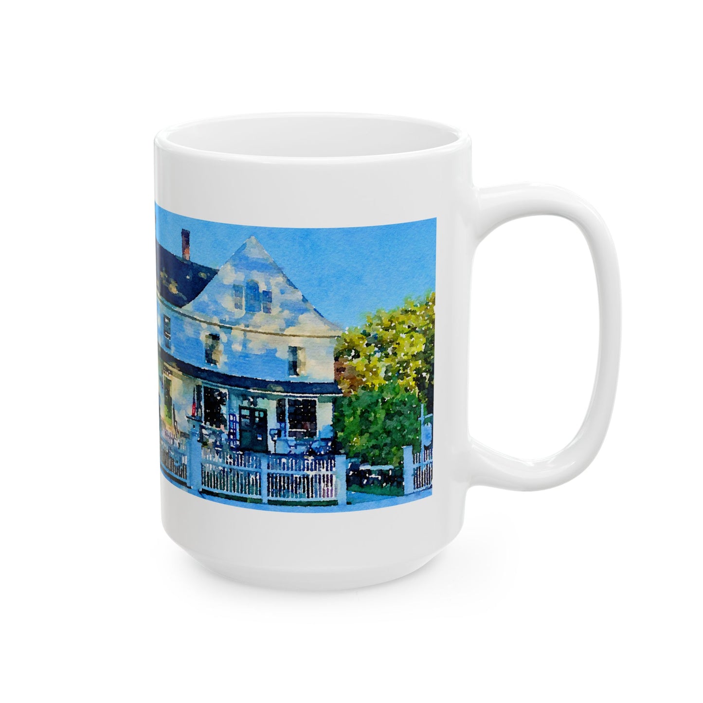 The Po Cafe - Watercolor Photo Mug - Collector's Edition (11oz, 15oz)