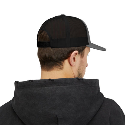 Trucker Cap — 'THE PO' Washington, CT Embroidered Mesh Snapback