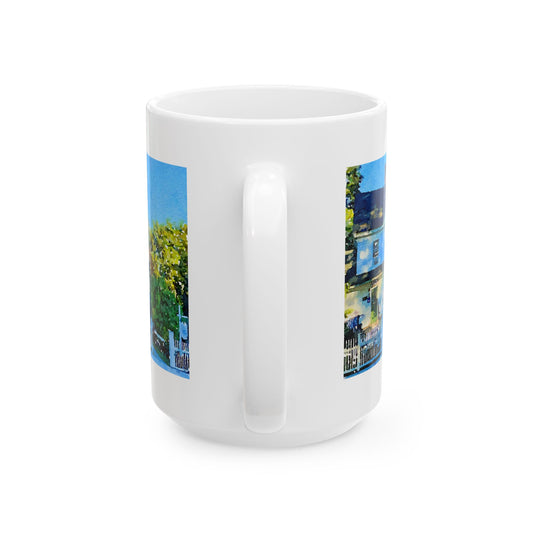 The Po Cafe - Watercolor Photo Mug - Collector's Edition (11oz, 15oz)
