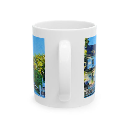 The Po Cafe - Watercolor Photo Mug - Collector's Edition (11oz, 15oz)