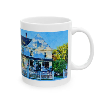 The Po Cafe - Watercolor Photo Mug - Collector's Edition (11oz, 15oz)