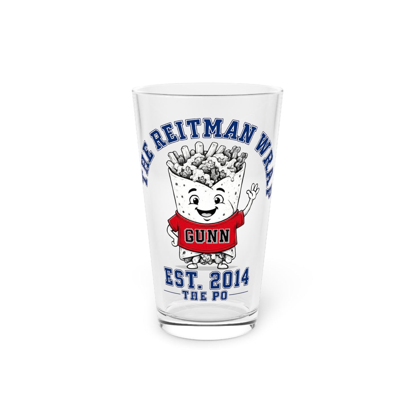 Reitman Wrap legacy sandwich pint glass