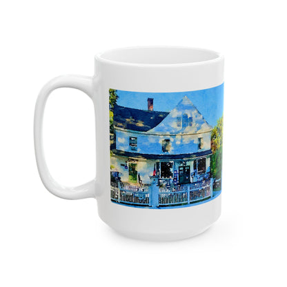 The Po Cafe - Watercolor Photo Mug - Collector's Edition (11oz, 15oz)